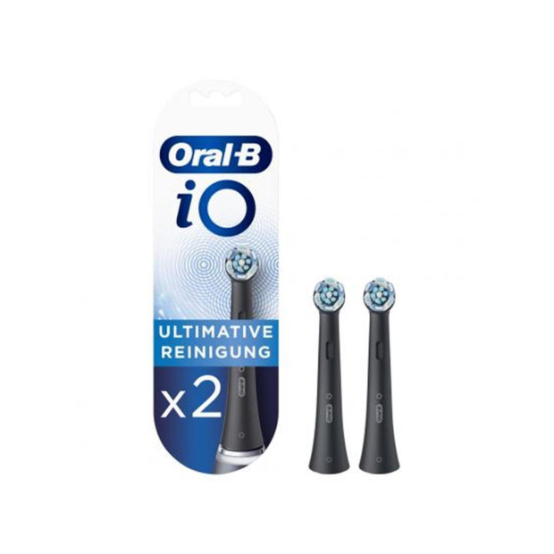 Braun Oral-B iO 2er Aufsteckbürsten schwarz