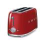 smeg TSF02RDEU Langschlitz-Toaster, rot