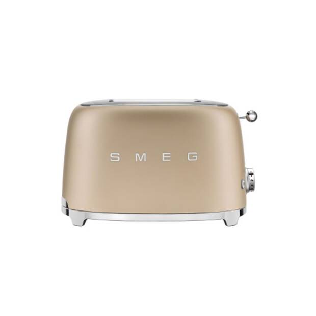 smeg TSF01CHMEU Toaster, champagner matt