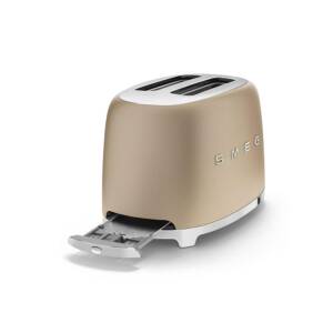 smeg TSF01CHMEU Toaster, champagner matt