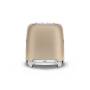 smeg TSF01CHMEU Toaster, champagner matt