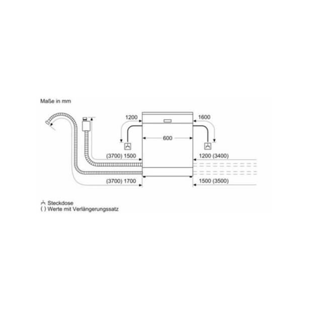 Bosch SBV4EBX01D Einbau-Geschirrspüler vollintegriert