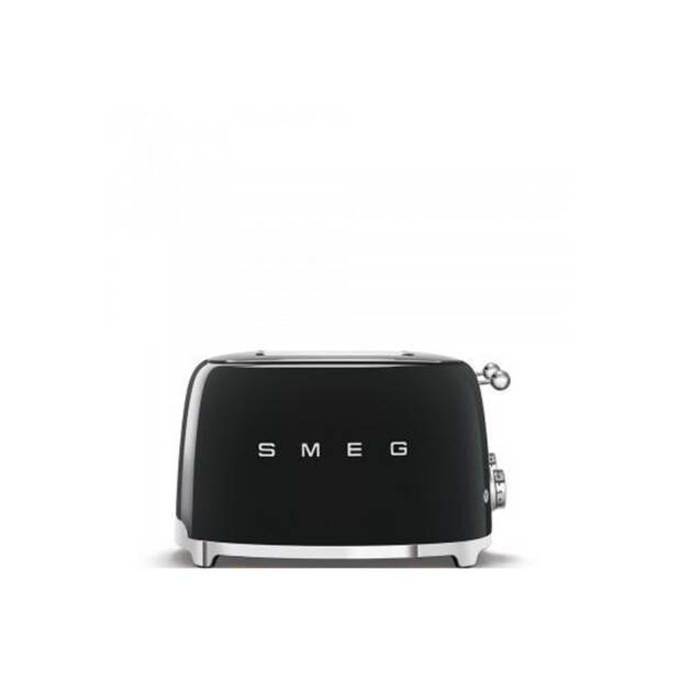 smeg TSF03BLEU  Toaster schwarz, 4 Scheiben