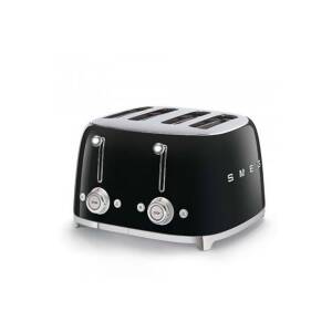 smeg TSF03BLEU  Toaster schwarz, 4 Scheiben