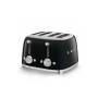 smeg TSF03BLEU  Toaster schwarz, 4 Scheiben