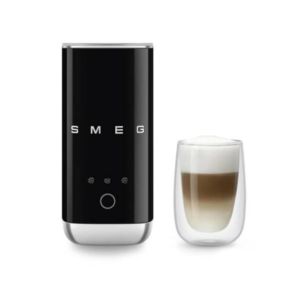 smeg MFF02BLEU Milchaufschäumer schwarz