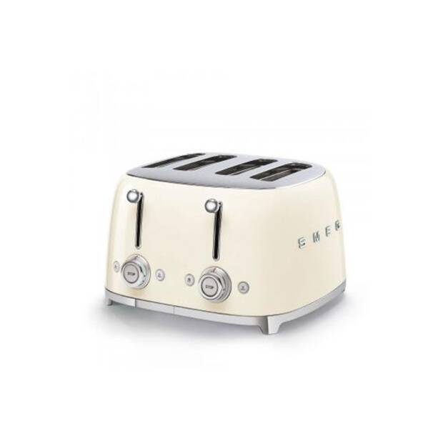 smeg Toaster TSF03CREU 4-Scheiben Toaster creme