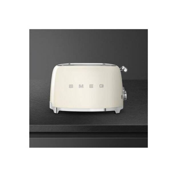 smeg Toaster TSF03CREU 4-Scheiben Toaster creme