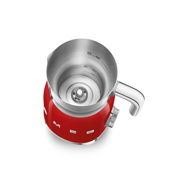 smeg MFF11RDEU Milchaufschäumer, rot