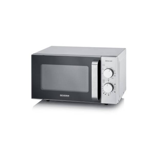 Severin Mikrowelle MW 7576 Flachbett Silber