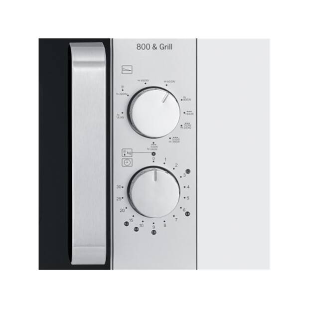 Severin Mikrowelle MW 7576 Flachbett Silber