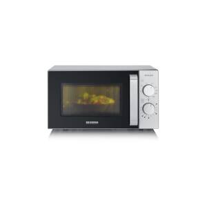 Severin Mikrowelle MW 7576 Flachbett Silber