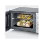 Severin Mikrowelle MW 7576 Flachbett Silber
