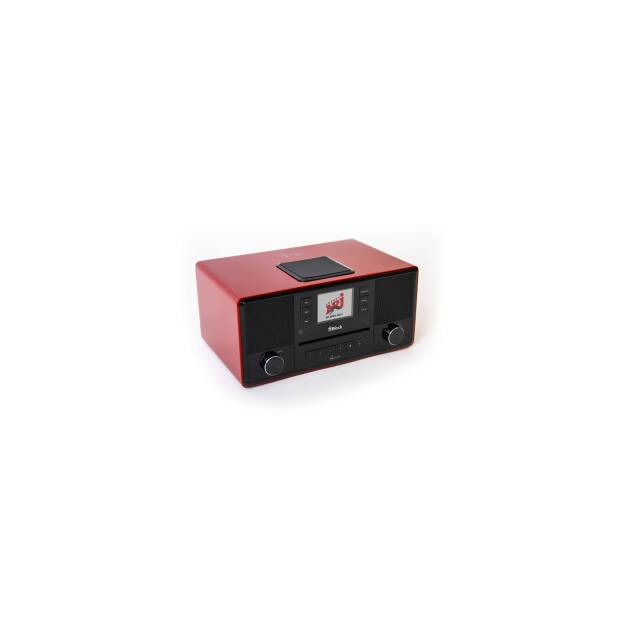 Block DAB+ Internetradio mit CD-Player AURORA Smartradio Hochglanz-rot