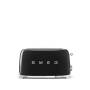 smeg TSF02BLEU Toaster, schwarz