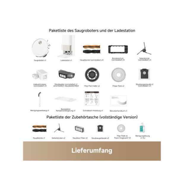 dreame X50 Ultra Complete White Saugroboter mit Wischfunktion