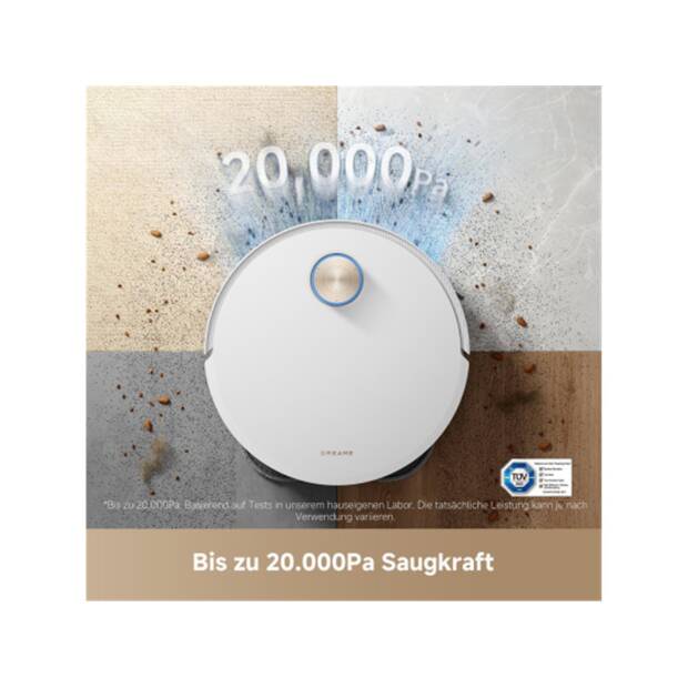 dreame X50 Ultra Complete White Saugroboter mit Wischfunktion