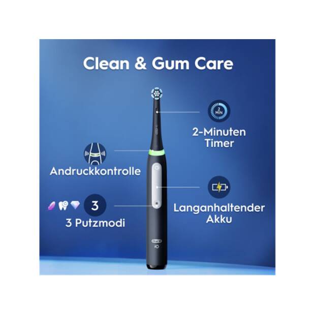 Brau Oral-B iO Series 3 Matt Black Zahnbürste