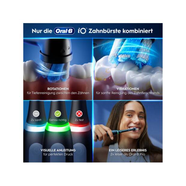 Brau Oral-B iO Series 3 Matt Black Zahnbürste