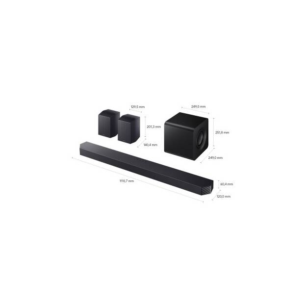 Samsung Q-Serie Soundbar HW-Q935GH Subwoofer & Rücklautsprecher