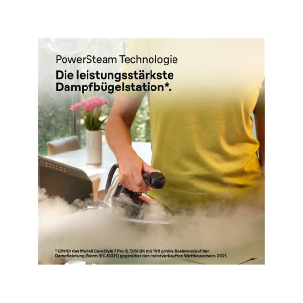 Braun CareStyle 7 Pro IS7286 BK Dampfbügelstation